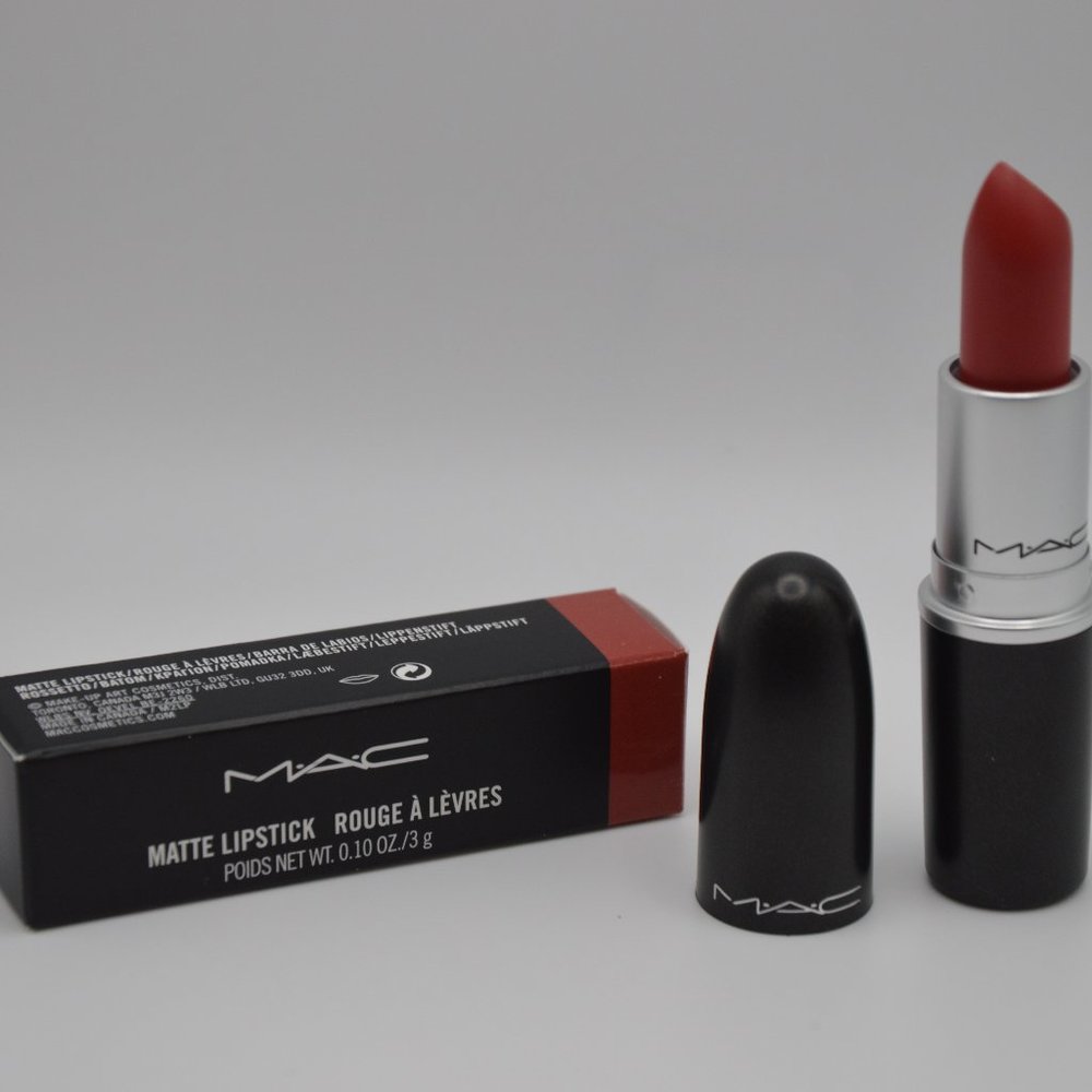 MAC - MATTE LIPSTICK IN *FOREVER CURIOUS*. BRAND NEW IN BOX.